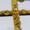 Крест с жемчугом